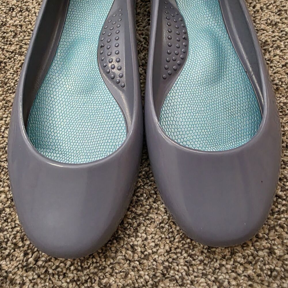 Oka-B Women’s Baby Blue  Round Toe  Ballet Flats Womens 9 Slip-On Casual Classic
